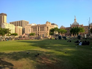 plein met standbeeld van Paul Kruger in Pretoria